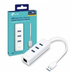 Adaptador TP-Link USB 2 en 1 con Hub de 3 puertos