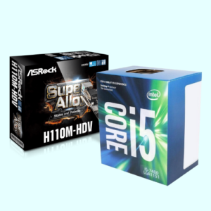 Combo mother-procesador Intel Core i5-7400 + Asrock H110M-hvd (USADO)