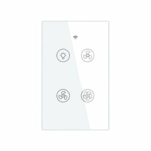 Interruptor Tactil De Pared Smart Ventilador+luz