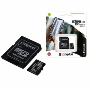 Memoria MicroSD Kingston Select Plus 256GB clase 10 1 Memoria MicroSD Kingston Select Plus 256GB clase 10