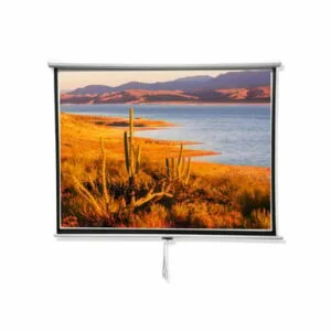 Pantalla Para Proyector Blanco Mate 84″